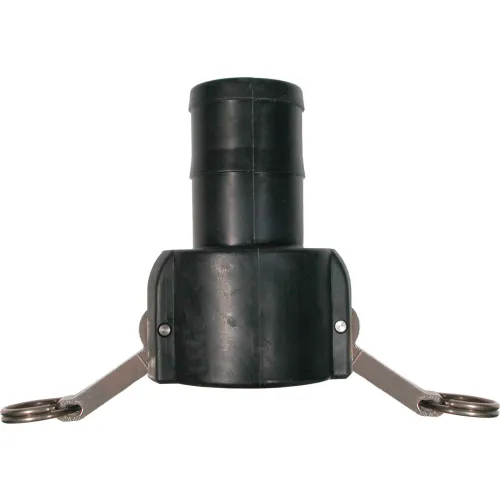 1" Polypropylene Camlock Fitting - Male Barb x Female Coupler Thread