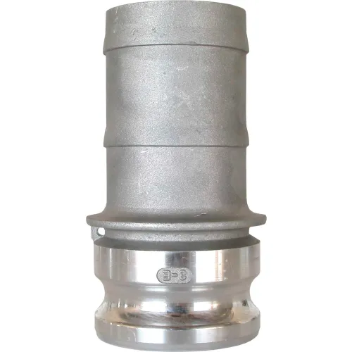 3" Aluminum Camlock Fitting - Male Barb x Male Coupler Thread