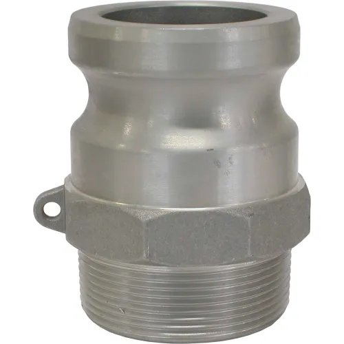 3" Aluminum Camlock Fitting - Male Coupler x MPT Thread