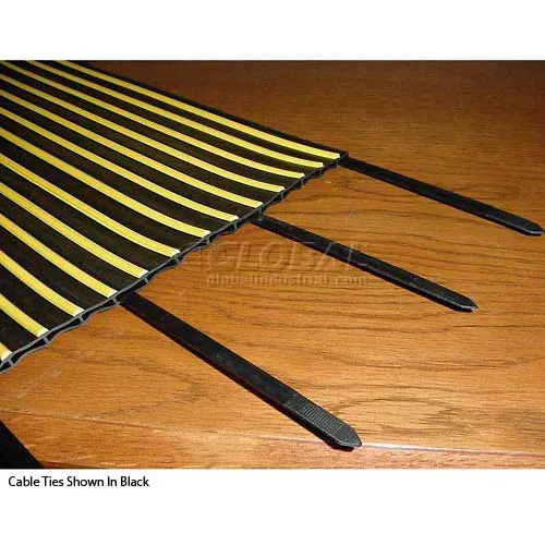 36" Heavy Duty Black Cable Tie - Pkg Qty 4