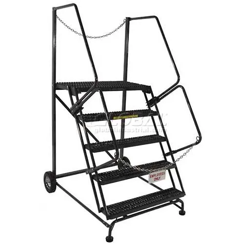 5 Step Steel Truck/Dock Access Ladder - 44" x 60" Base - SW-TA-5-36