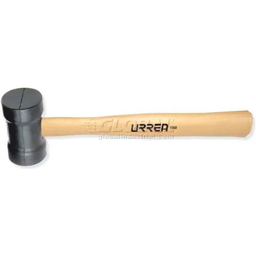Urrea Rubber Head Mallet, 1366, 12-1/2" Long, 8 Oz Head, Oak Handle