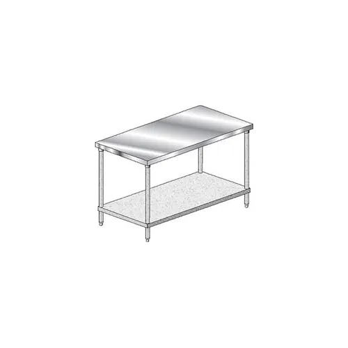 Aero Manufacturing 304 Stainless Steel Table, 48 x 24", Undershelf, 16 Gauge