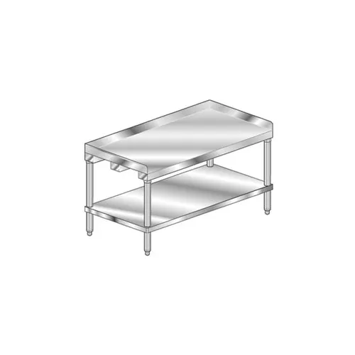 Aero Manufacturing Equipment Stand W/ Undershelf, 16 Ga 430 Stainless Steel Top, 36"Wx24"D