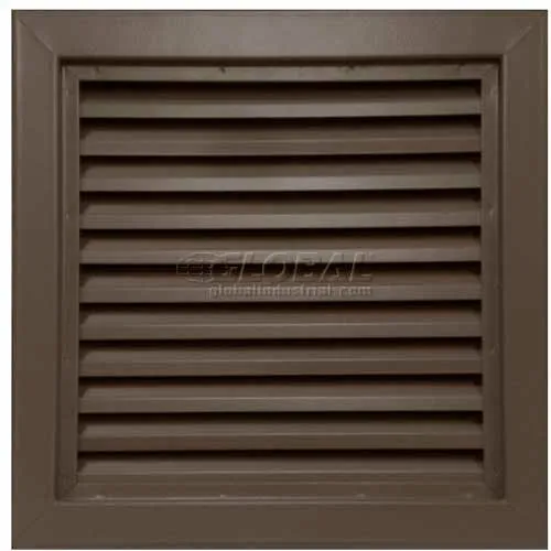 Air Louvers Steel Door Louver 800A, Inverted "Y" Blades, 50% Free Area, 18" X 12", Bronze