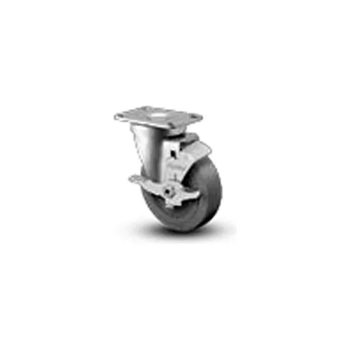Albion® Institutional Caster Swivel with Brake 3-1/2" Dia. 300 Lb. Cap. - DCXS03X31-SF