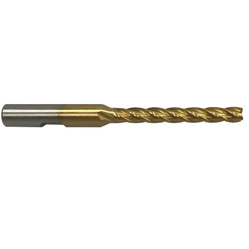 All Industrial 14600 | 1/4" X 3/8" X 2" X 3-3/4" TIN HSS 4 FLUTE SINGLE END MILL LONG C.C.