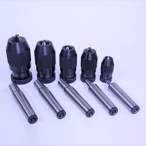 All Industrial 49922 | 5pc 1/64-3/4" Pro-Series Keyless Drill Chucks Combo Set & 5pc 3MT Arbors MT3