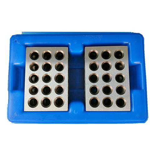 All Industrial 55502 | 1-2-3 Blocks with Case 23 Hole Ultra Precision 0.0001" Tolerance