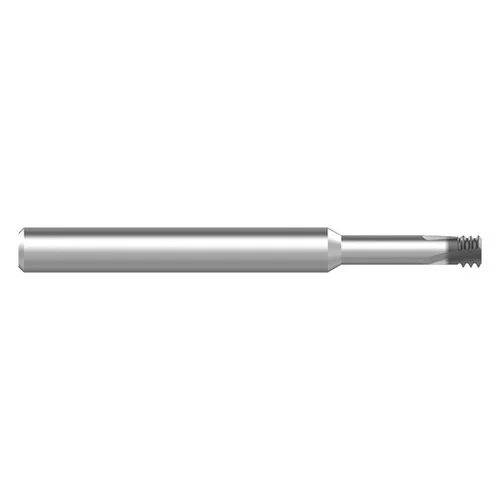Allied Machine and Engineering TM11240M-3T2X| #4-40 UN x2.16mm Diameter x 40 Pitch x 6.00mm Shank x 63.00mm OAL 3 Flute Carbide AM210 Coated Helical Flute Thread Mill