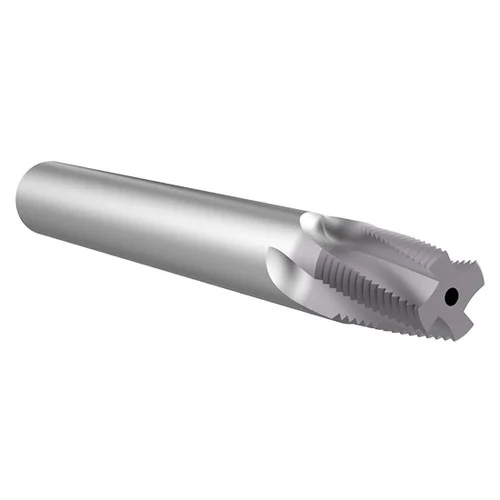 Allied Machine and Engineering TM28BSPTCHM | 1/16 and 1/8"-28 BSPT x 5.97mm Diameter x 6.00mm Shank x 9.98mm LOC x 58.00mm OAL 3 Flute TiAIN Coated Helical Flute Thread Mill