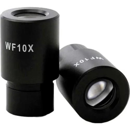 AmScope EP10x23 Widefield WF10X Microscope Eyepieces (23mm), 1 Pair