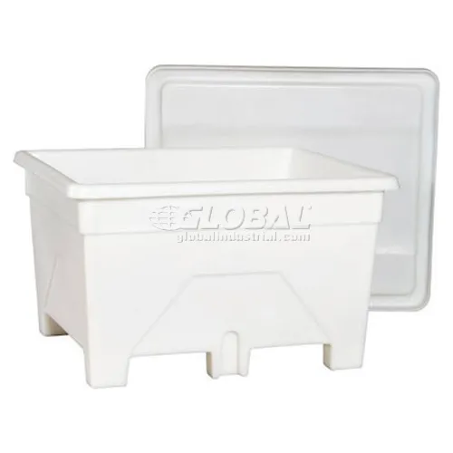 Bonar Plastics FDA Versa Tote, 49"L x 41"W x 29"H, 1000 lb. Capacity, Natural