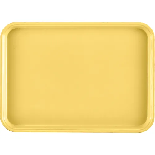 Cambro 1318MT145 - Market Tray 13" x 18", Yellow - Pkg Qty 12