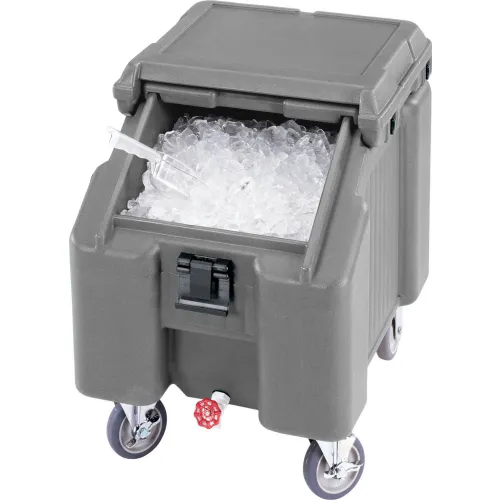 Cambro ICS100L4S191 - Ice Caddies, Granite Gray, 100 Lbs. Cap.