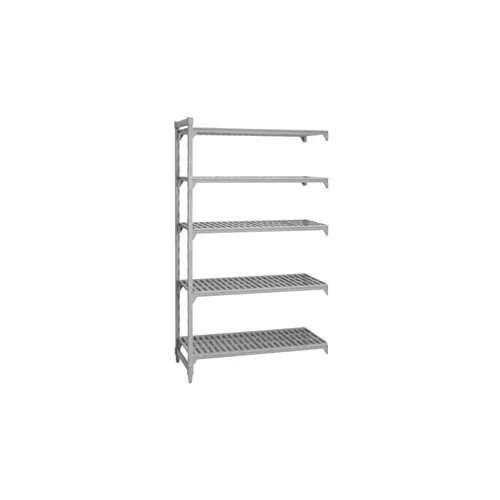 Camshelving® Premium Add-On Unit - 5 Vented Shelves 24x36x72