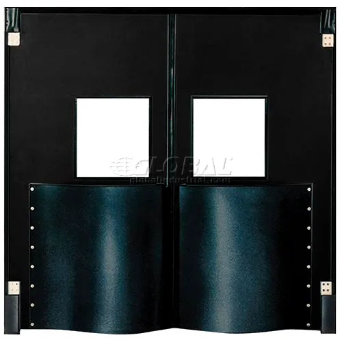 Chase Doors Extra HD Single Panel Traffic Door 3'W x 7'H Black DIS3684-BK