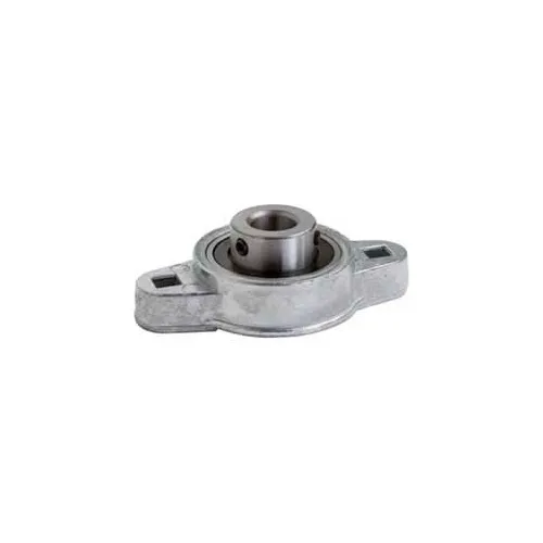 Clesco, 2 Bolt Flange Mount Ball Bearing, F2DC-BL-100, Die Cast Zinc Housing, Rigid, 1"ID