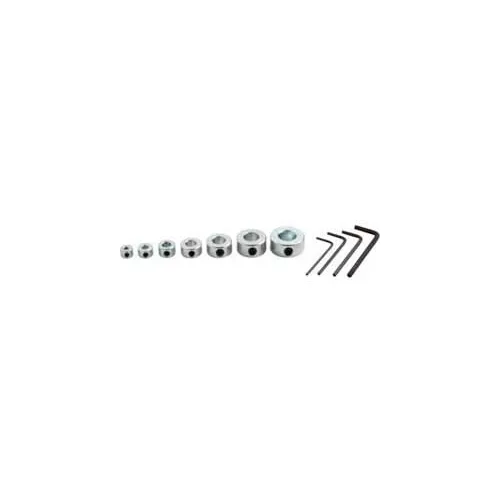 Climax Metal, Drill Stop Collar Kit, DRILLKIT-G1SC7, Poly Bagged, 7-Piece