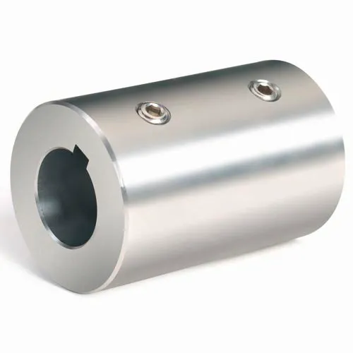 Climax Metal, Metric Set Screw Coupling W/Keyway, MRC-40-S-KW, Stainless Steel, 40mm