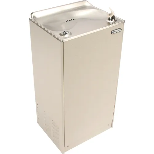 Elkay Deluxe Floor Drinking Fountain, Light Gray Granite, Floor, 115V, 60Hz, 5 Amps, EFA8L1Z