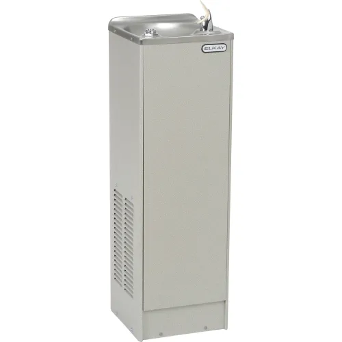 Elkay Space-Ette Floor Drinking Fountain, 3 GPH, Light Gray Granite, FD7003L1Z