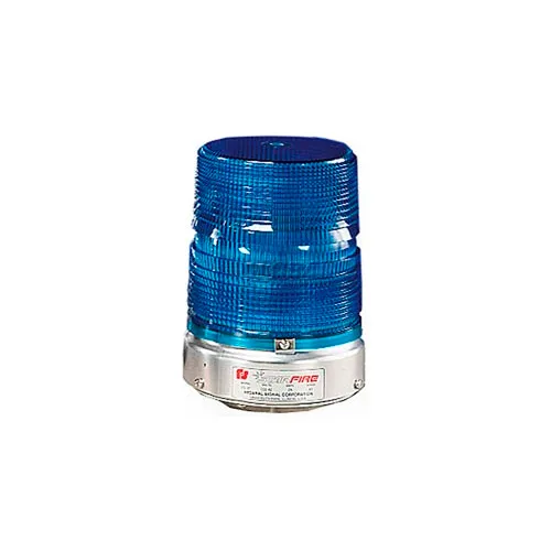Federal Signal 131ST-120B Strobe, 120VAC, Pipe Mount, Blue