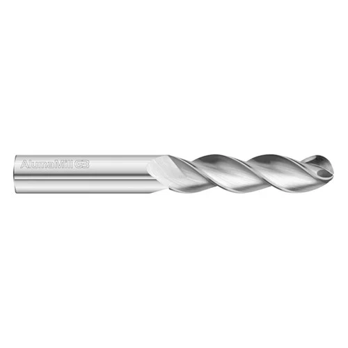 Fullerton Tool 27231 | 6.00mm Diameter x 6.00mm Shank x 50.00mm LOC x 100.00mm OAL 3 Flute Uncoated Solid Carbide Ball End Mill