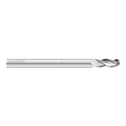 Fullerton Tool 27779 | 20.00mm Diameter x 20.00mm Shank x 38.00mm LOC x 150.00mm OAL 3 Flute Uncoated Solid Carbide Ball End Mill
