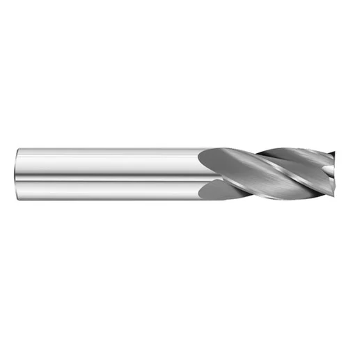 Fullerton Tool 32001 | 1/64" Diameter x 1/8" Shank x 3/64" LOC x 1-1/2" OAL 4 Flute Uncoated Solid Carbide Square End Mill