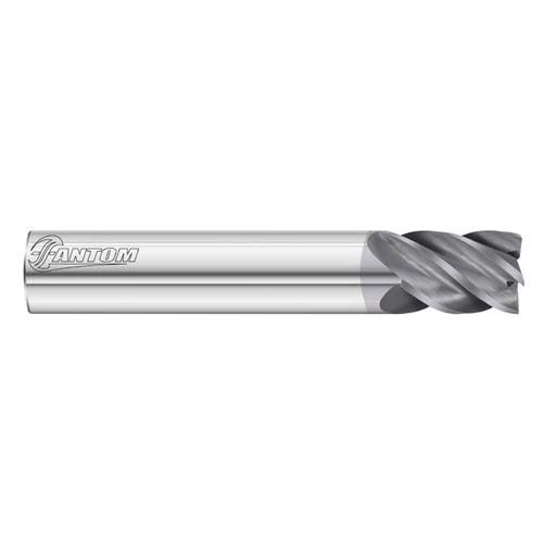 Fullerton Tool 34156 | 5/8" Diameter x 5/8" Shank x 3/4" LOC x 3-1/2" OAL 5 Flute FC18 Solid Carbide Square End Mill
