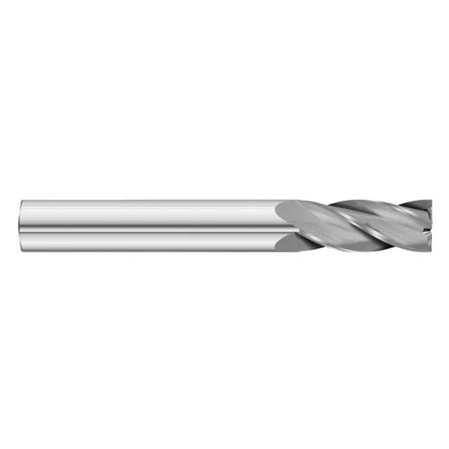 Fullerton Tool 92120 | 3.00mm Diameter x 3.00mm Shank x 25.00mm LOC x 76.00mm OAL 4 Flute Uncoated Solid Carbide Square End Mill