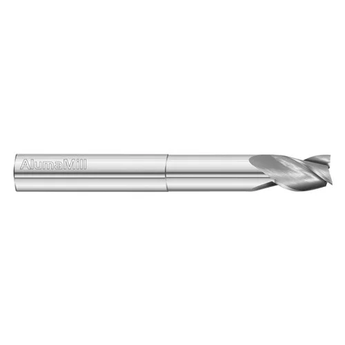 Fullerton Tool 92490 | 12.00mm Diameter x 12.00mm Shank x 25.00mm LOC x 100.00mm OAL 3 Flute Uncoated Solid Carbide Square End Mill
