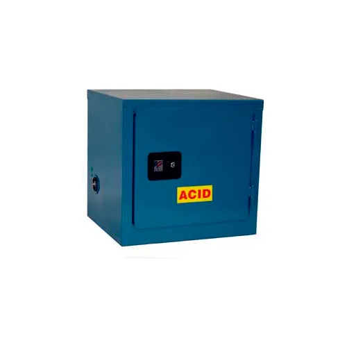 Global Industrial™ 6 Gallon Acid Corrosive Cabinet, Manual Close, 1 Door, 23"W x 18"D x 22"H