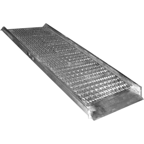 Grip-Strut Aluminum Walk Ramp AWR-G-38-10A - 10'L x 38"W