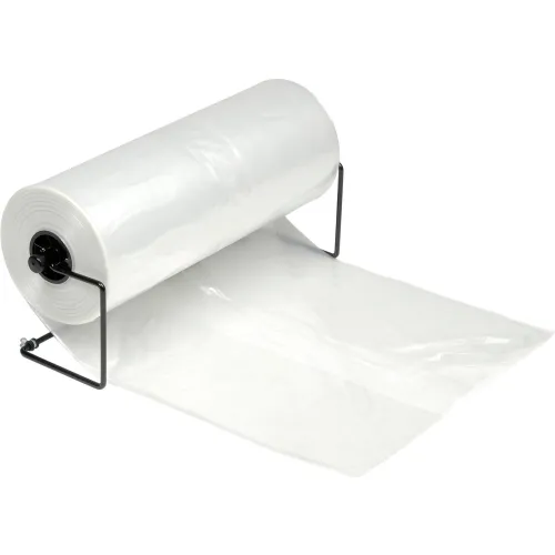 Gusseted Bags, 24"W x 20"D x 48"L, 1.5 Mil, Clear, 200/Roll