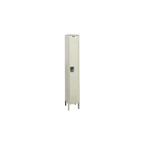 Hallowell® 1-Tier 1 Door Corrosion Resistant Locker, 12"W x 12"D x 78"H, Tan, Unassembled