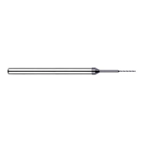 Harvey Tool 20091-C3 | 0.0091" Diameter x 0.1600" Flute Length x 1/8" Reduced Shank x 1-1/2" OAL 130 Degree Drill Point Angle AlTiN Coated Solid Carbide Micro Drill Bit