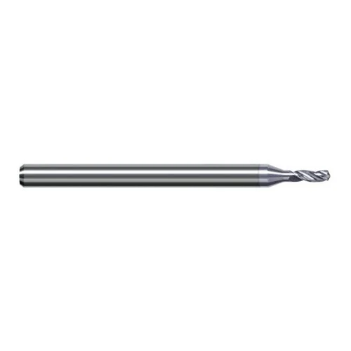 Harvey Tool AVA0200-C8 | 0.508mm Diameter x 3.000mm Shank x 50.000mm OAL 130 Degree Drill Point TiB2 Coated Solid Carbide Micro Drill Bit