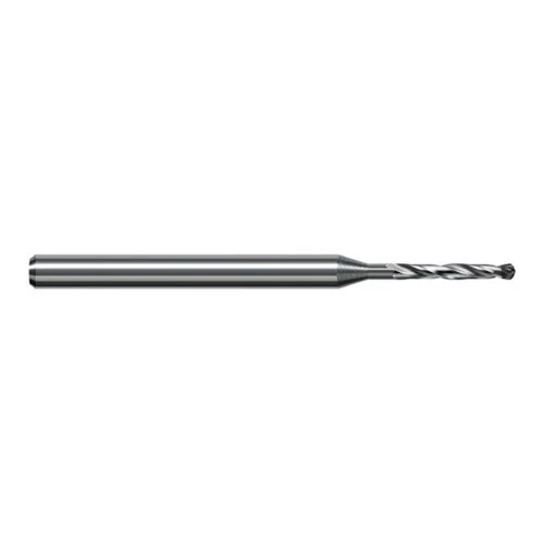 Harvey Tool BCF1875 | 4.762mm Diameter x 6.000mm Shank x 75.000mm OAL 130 Degree Drill Point PCD Diamond Coated Solid Carbide Micro Drill Bit