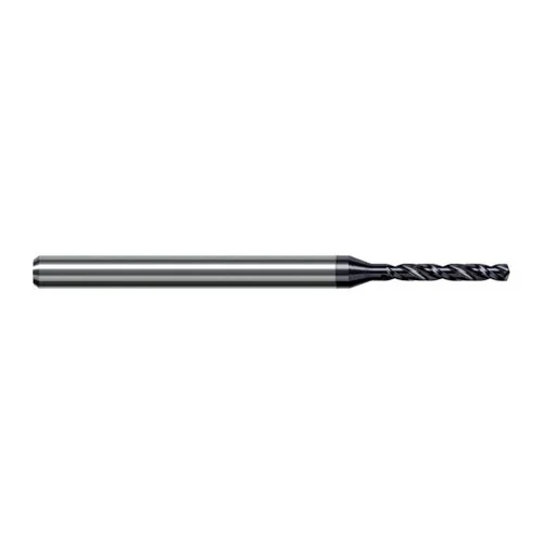 Harvey Tool BGN2009-C6 | 5.105mm Diameter x 6.000mm Shank x 75.000mm OAL 140 Degree Drill Point AlTiN Nano Coated Solid Carbide Micro Drill Bit