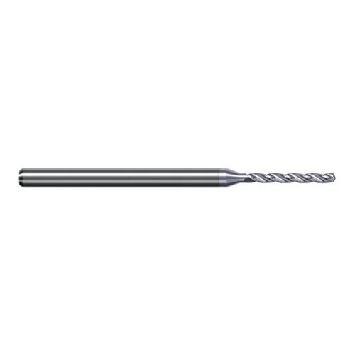 Harvey Tool CBG0420-C8 | 1.066mm Diameter x 3.000mm Shank x 50.000mm OAL 130 Degree Drill Point TiB2 Coated Solid Carbide Micro Drill Bit