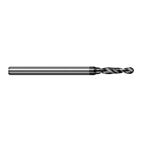 Harvey Tool DDA0600-C4 | 1.524mm Diameter x 3.000mm Shank x 50.000mm OAL 130 Degree Drill Point Amorphous Diamond Coated Solid Carbide Micro Drill Bit