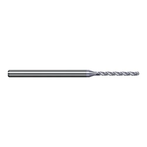 Harvey Tool ERY1065-C8 | 2.705mm Diameter x 4.000mm Shank x 75.000mm OAL 130 Degree Drill Point TiB2 Coated Solid Carbide Micro Drill Bit