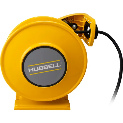 Hubbell GCC12350-BC Industrial Duty Cord Reel with Bare End on Cord - 12/3c x 50'