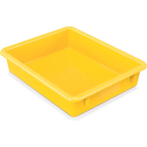 Jonti-Craft 8034 Paper-Tray,13-1/2"L x 11"W x 3"H, Yellow - Pkg Qty 5