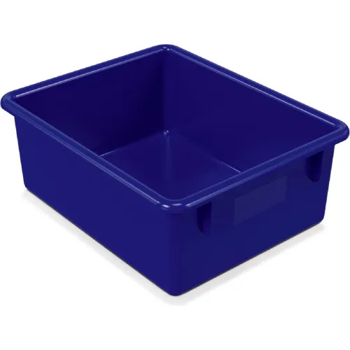 Jonti-Craft 8071 Tub,13-1/2"L x 11"W x 5-1/4"H, Blue - Pkg Qty 5
