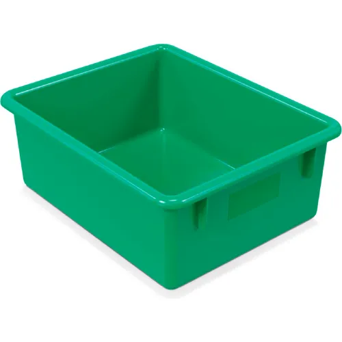 Jonti-Craft 8073 Tub,13-1/2"L x 11"W x 5-1/4"H, Green - Pkg Qty 5