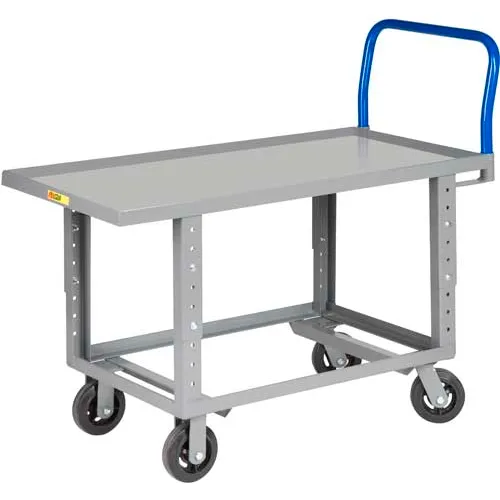 Little Giant® Adjustable Work Height Platform Truck RNL-2460-6MR-AH - 24 x 60