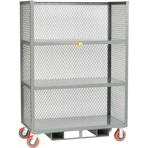 Little Giant® Forkliftable Order Picking Truck, 3600 lb. Capacity, 48"L x 30"W x 68", Gray